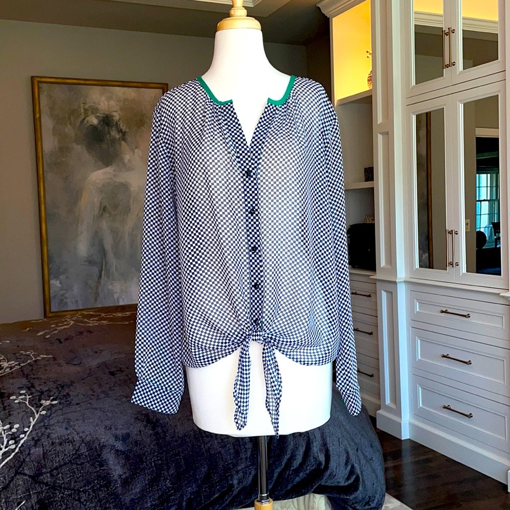 Kut sheer blouse